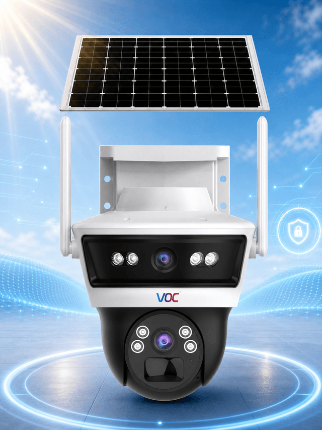 VOC Dual Lense Solar Camera
